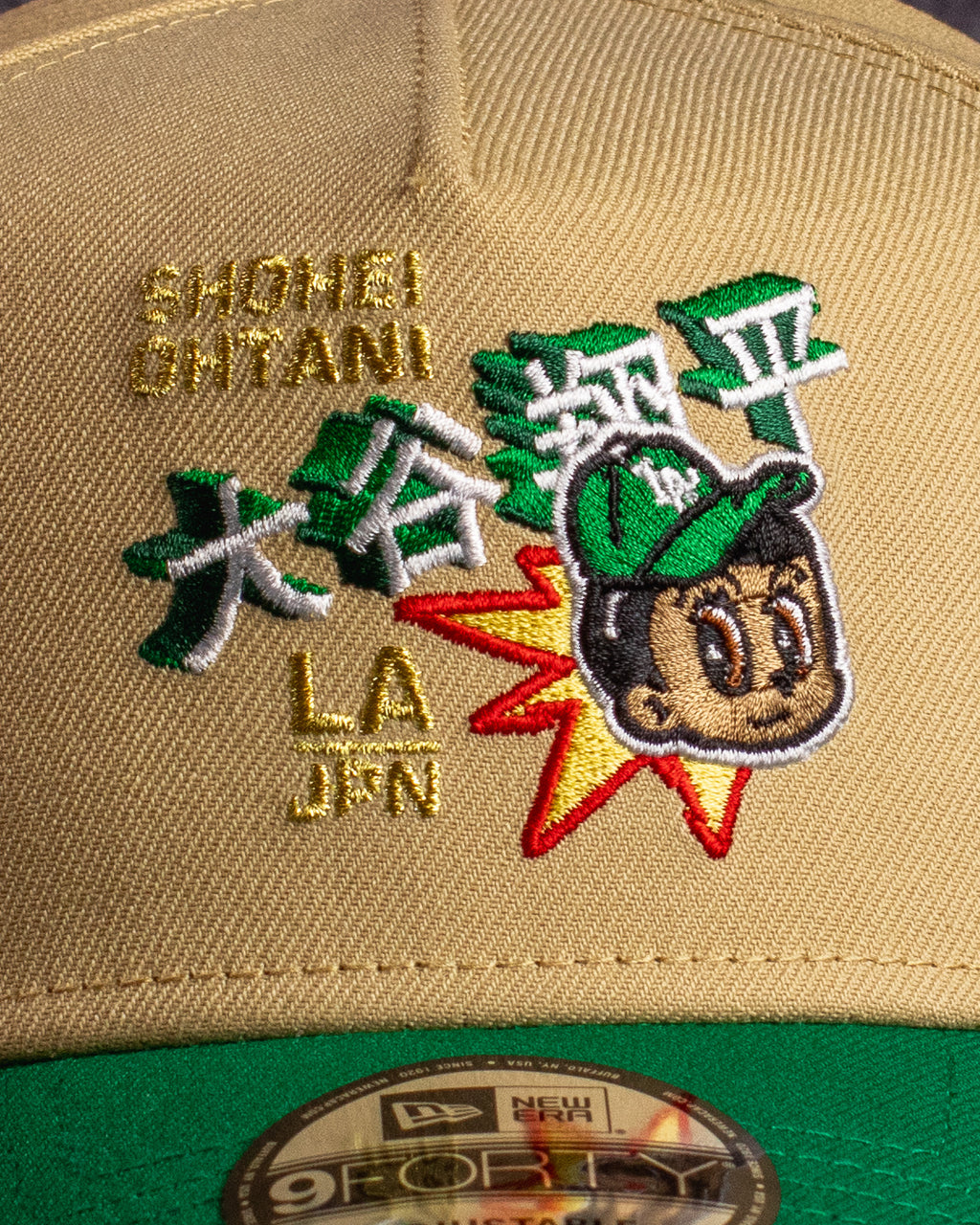 LOS ANGELES DODGERS 'SHOHEI' 9FORTY A-FRAME SNAPBACK Vegas Gold