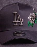 LOS ANGELES DODGERS 'GRAY TONAL ROSES' 9FORTY A-FRAME SNAPBACK