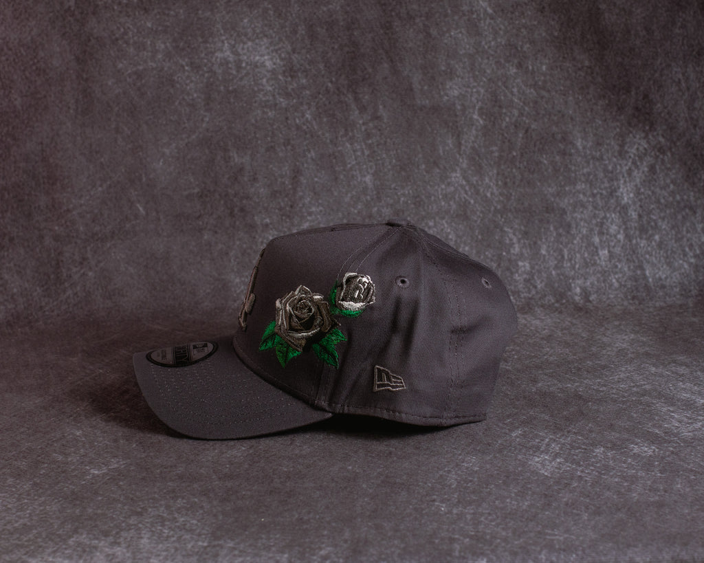 LOS ANGELES DODGERS 'GRAY TONAL ROSES' 9FORTY A-FRAME SNAPBACK
